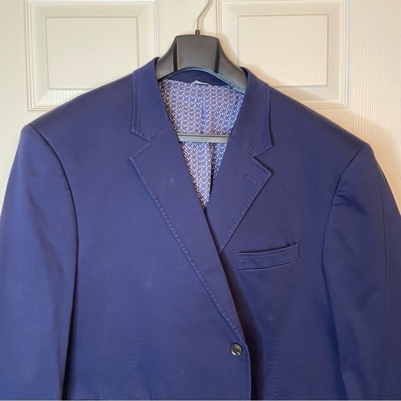 OAK HILL Men's Navy Jacket Blazer 3XL 54R/56R - Picture 2 of 10